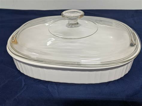 corningware french white casserole.